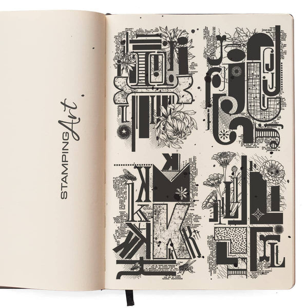 Design Letters 6x8 Clear Stamp Sets | Bad Girls