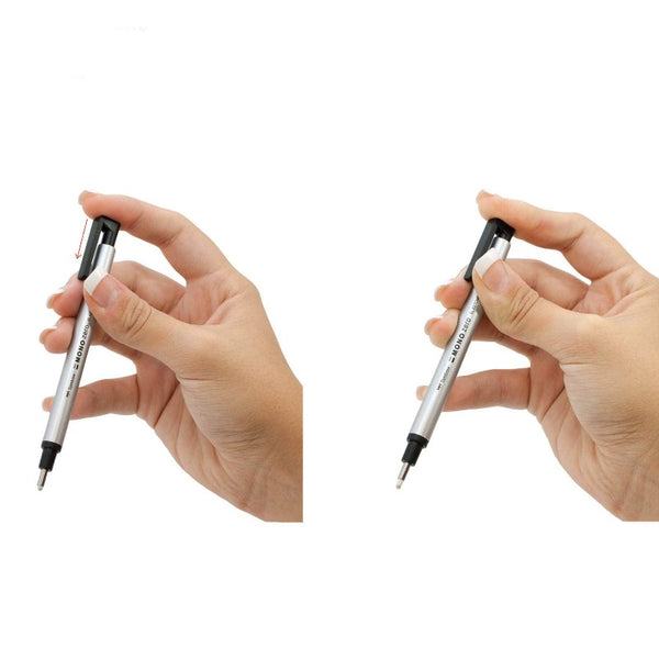 Silver Mono Zero Round Eraser