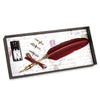 Brass Feather Nib Pen Set