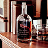 Never Want Etched Decanter | Inebriated Intentions