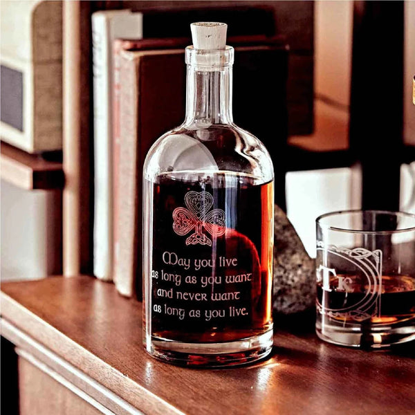 Never Want Etched Decanter | Inebriated Intentions