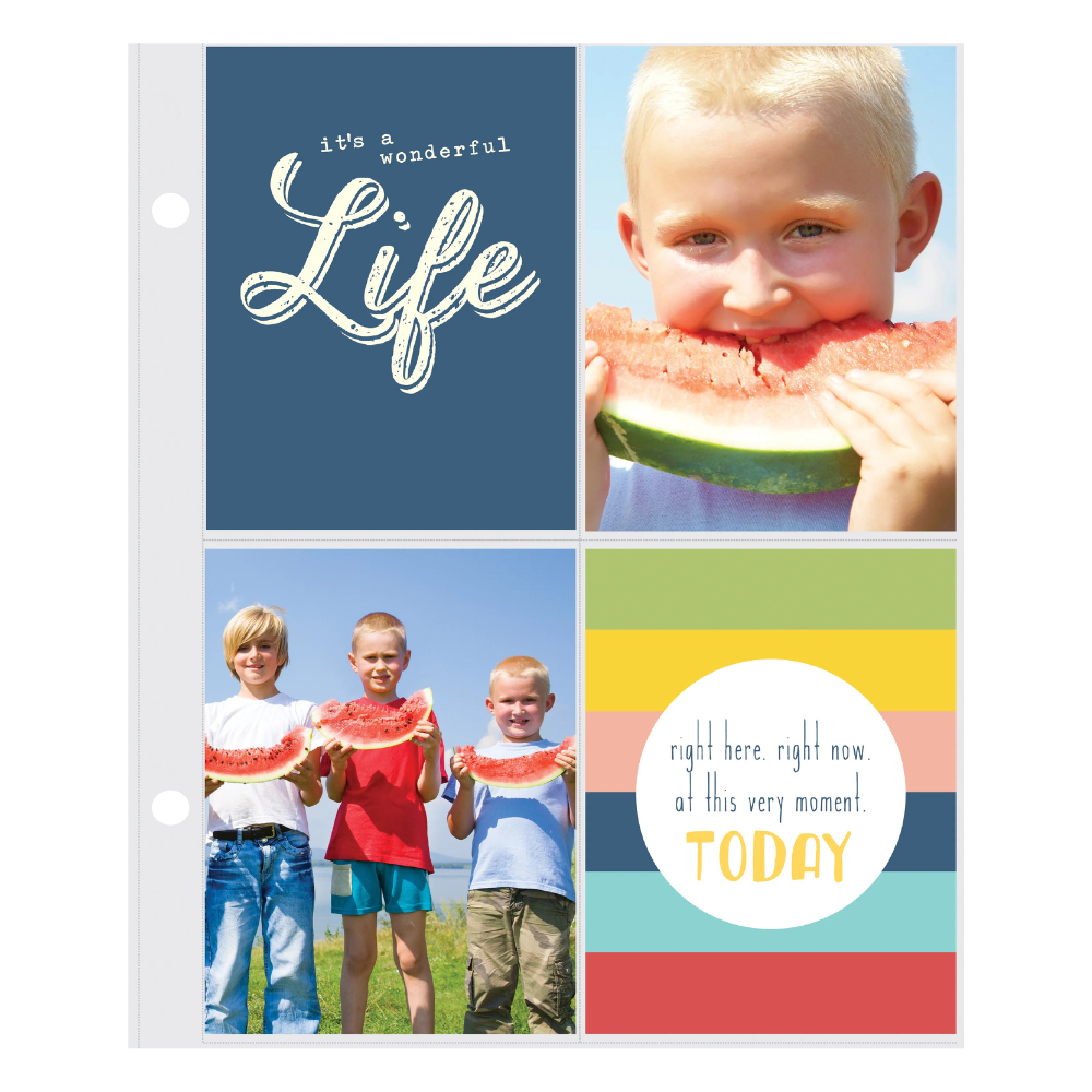 SN@P 6x8 Binder Pages
