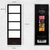 Black Instant Film 4-up Color Swatch Cards
