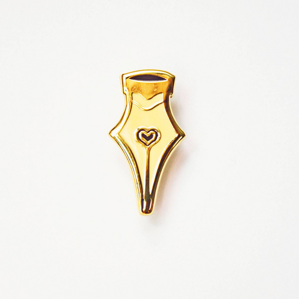 Fountain Pen Nib Enamel Pin