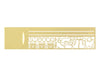 Midori Clip Ruler | Cats {Brass}