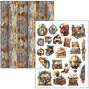 {back soon!} Past Time A4 Maxi Mixed Media Book