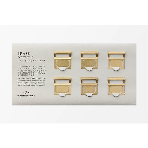 Traveler’s Company Brass Index Clips 6pk