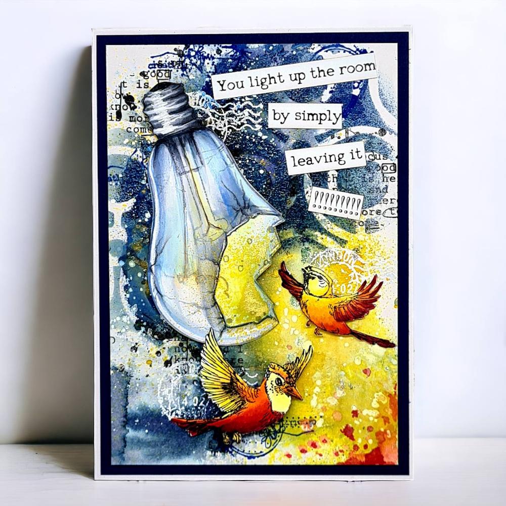 Gilded Shatters A6 Clear Stamp Set No. 1189