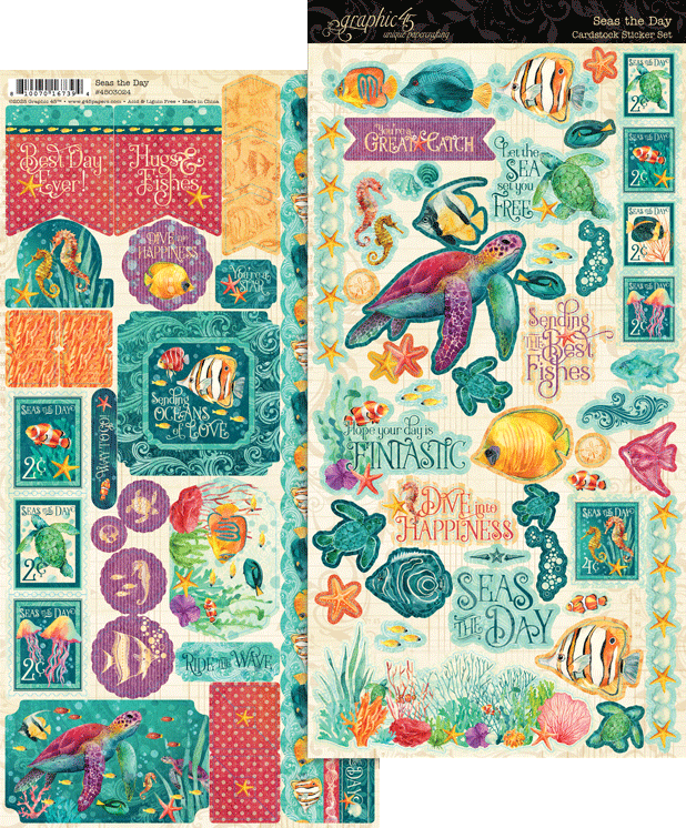 Seas the Day Sticker Sheet