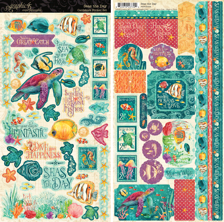 Seas the Day Sticker Sheet