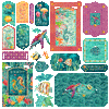 Seas the Day Chipboard Pieces: Tags & Frames