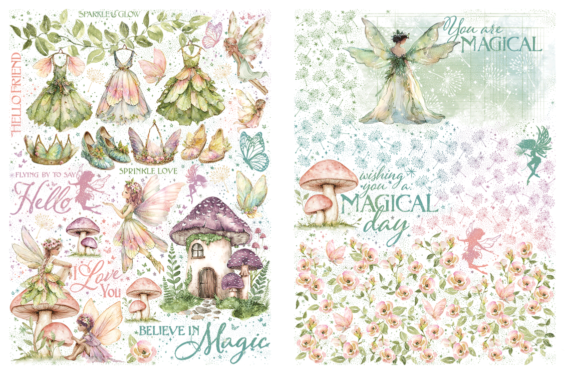 Fairy Boutique Rub-On Transfers