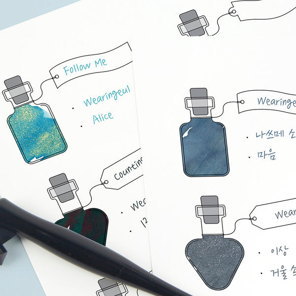 Alice's Potions Color Swatch A5 Sheets