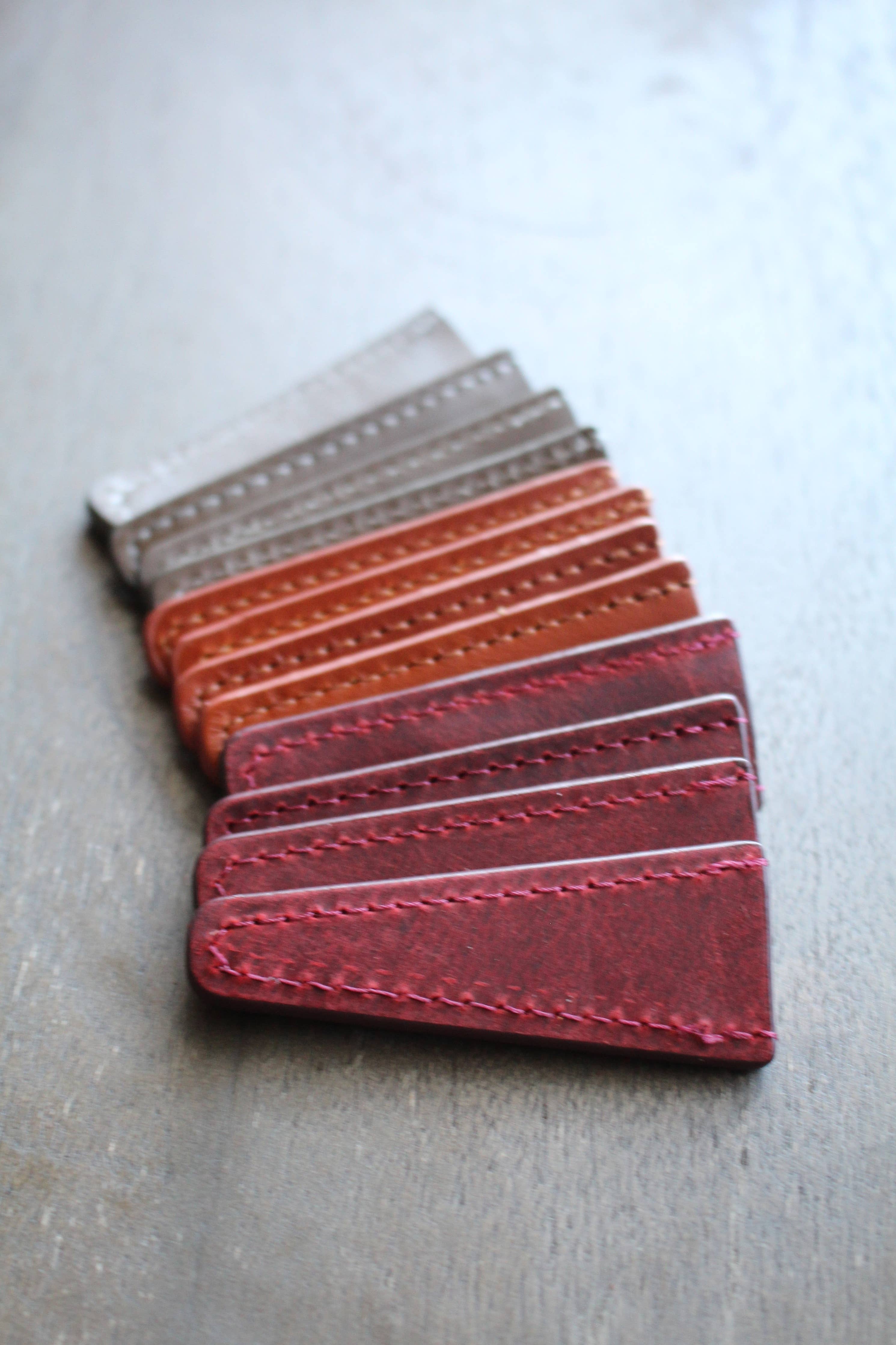 Leather Embroidery Scissor Sheaths {multiple colors}