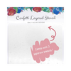 Confetti Layered Stencil
