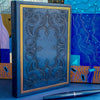 Blue Antiqued Hardcover Journal