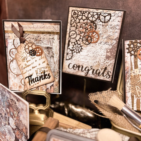{past event} Song of the Sea Mixed Media 102 Card Class w/ Caroline