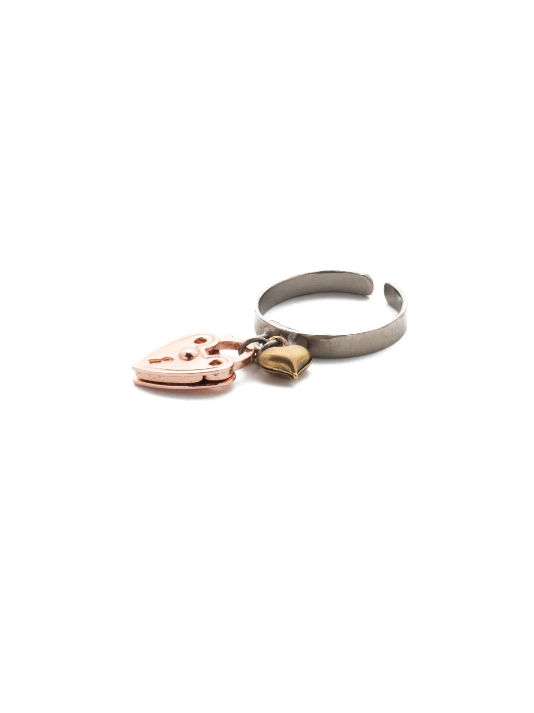 Eliza Mixed Metals Charm Ring