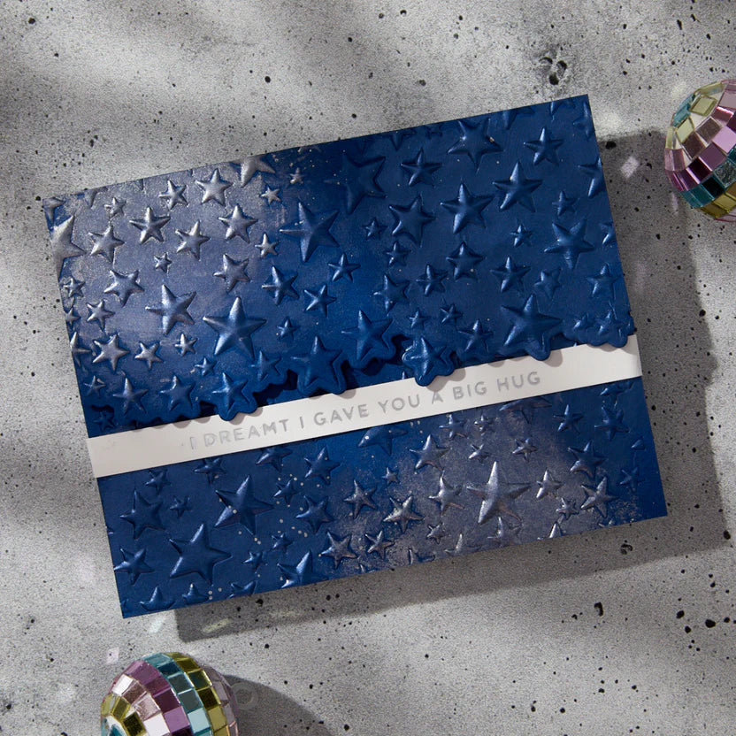 Starry Night 3D Emboss & Cut Folder + Stencil Bundle | Simon Hurley