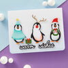Playful Penguins Etched Dies | Simon Hurley's Let it Snow