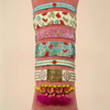 Mustard & Fuchsia Tasselled Bracelet {clearance}