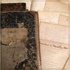 French Antique Journal/Ledger 8-Page Bundles - 1800's - 1900