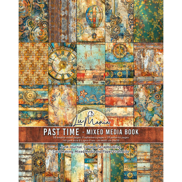 {back soon!} Past Time A4 Maxi Mixed Media Book