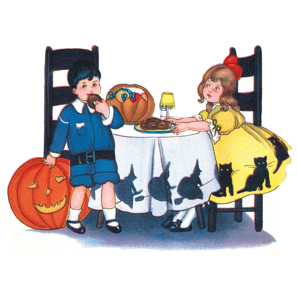 Halloween Labels Sticker Box