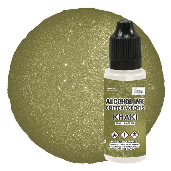 Glitter Accents Alcohol Ink