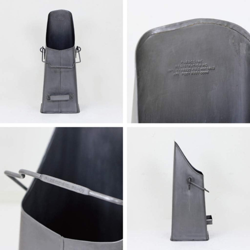 Industrial-Inspired Stainless Steel Umbrella Stand