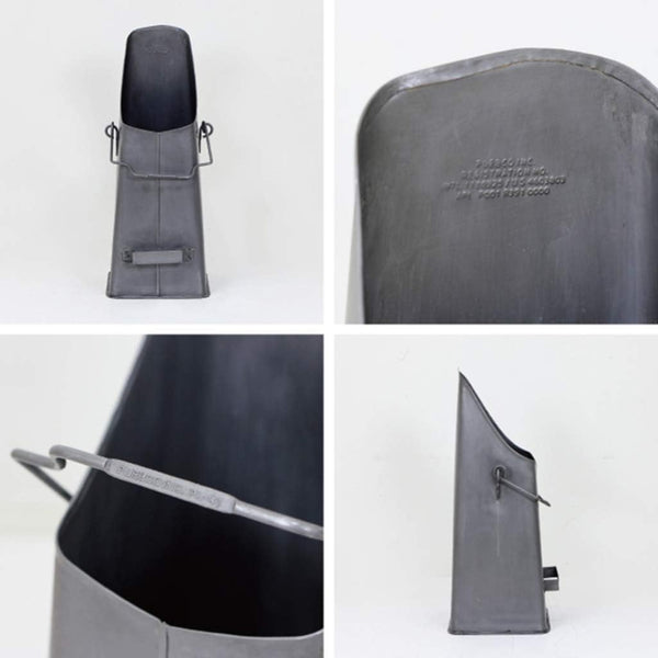 Industrial-Inspired Stainless Steel Umbrella Stand