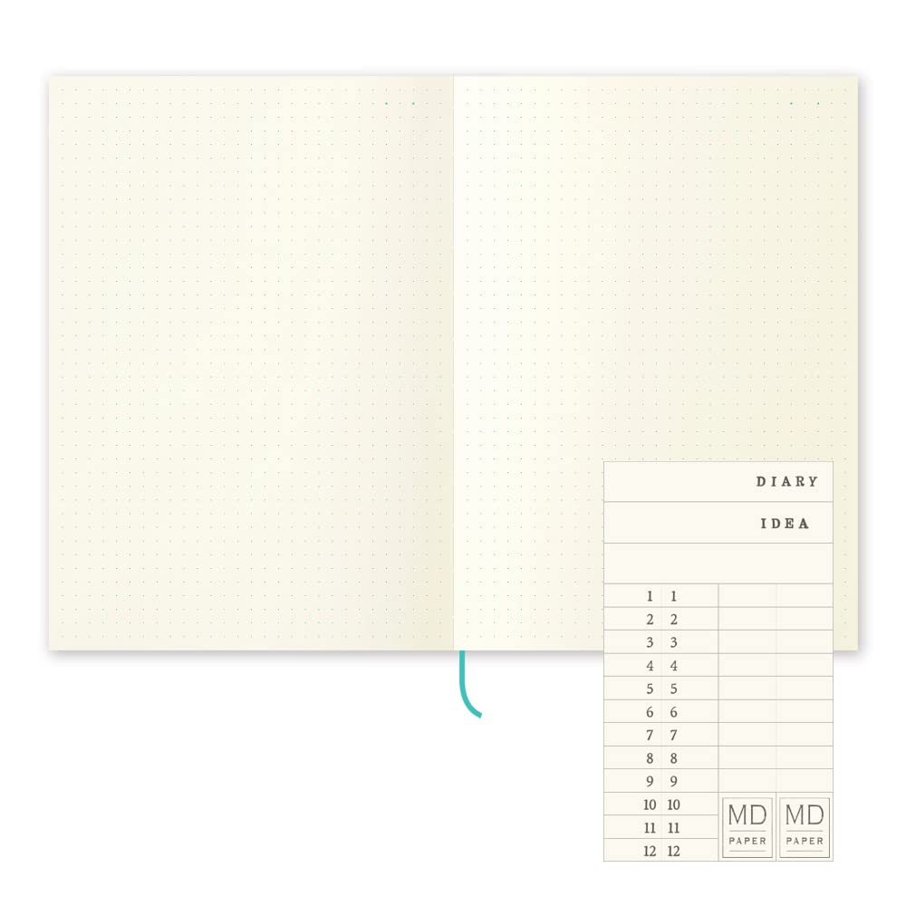 {back soon!} MD Cream A5 Dot Grid Notebook