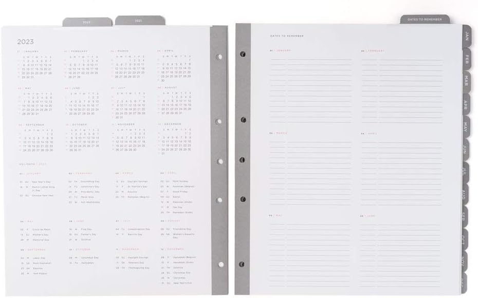 Sig Perpetual Monthly Tab | 12 Months {undated}