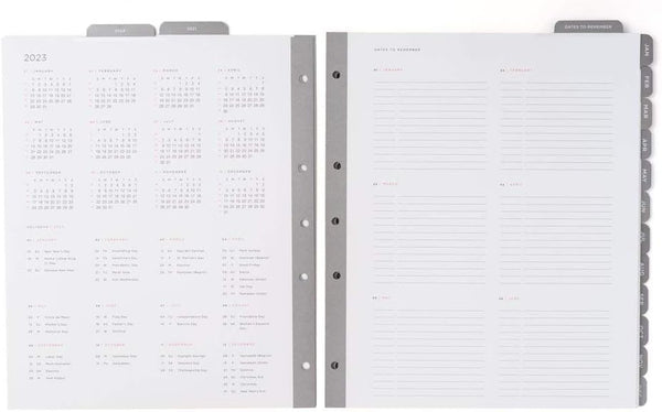 Sig Perpetual Monthly Tab | 12 Months {undated}