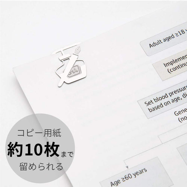 Stationery Themed Etched Paper Clips | Midori