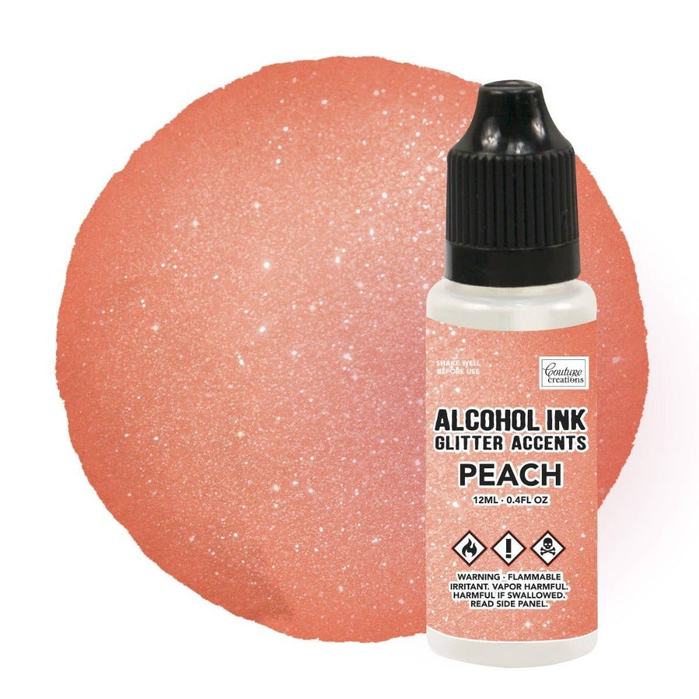 Glitter Accents Alcohol Ink