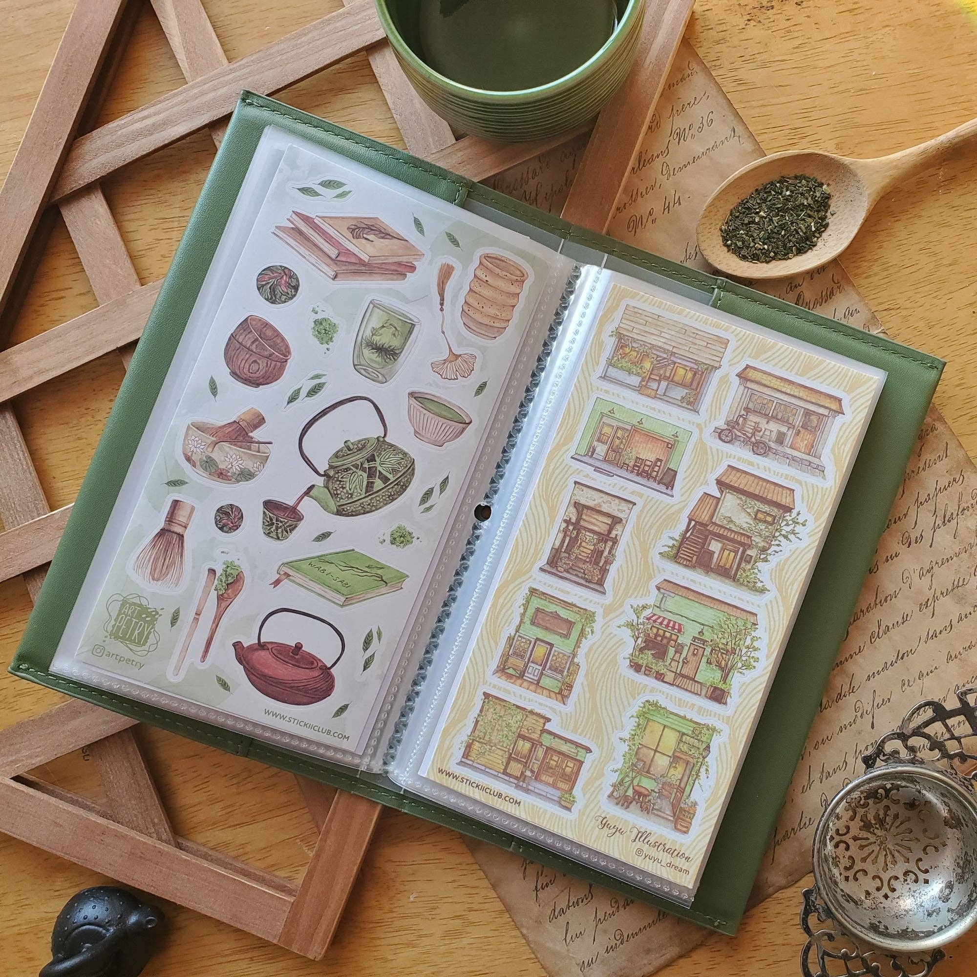 Sticker Sheet Organizer | Green