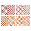 Ginger Snap Plaid 6x9 Single Sided Paper Pack {clearance}