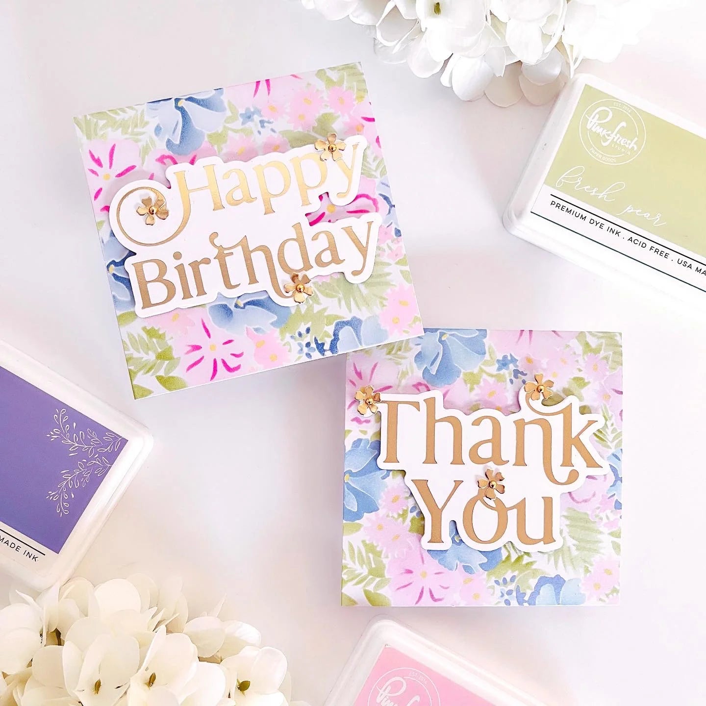 Thank You Die & Hot Foil Plate Set