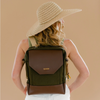 Corbin Signature Fatigue Canvas + Brown Leather {clearance}