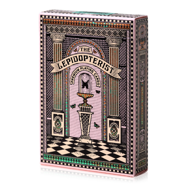 Pink Lepidopterist Playing Cards