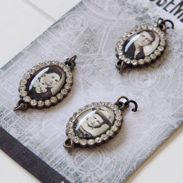 Jeweled Photo Links | Assemblage