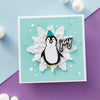Playful Penguins Etched Dies | Simon Hurley's Let it Snow