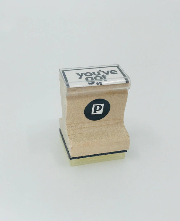 You've Got Snail Mail Wooden Handle Rubber Stamp