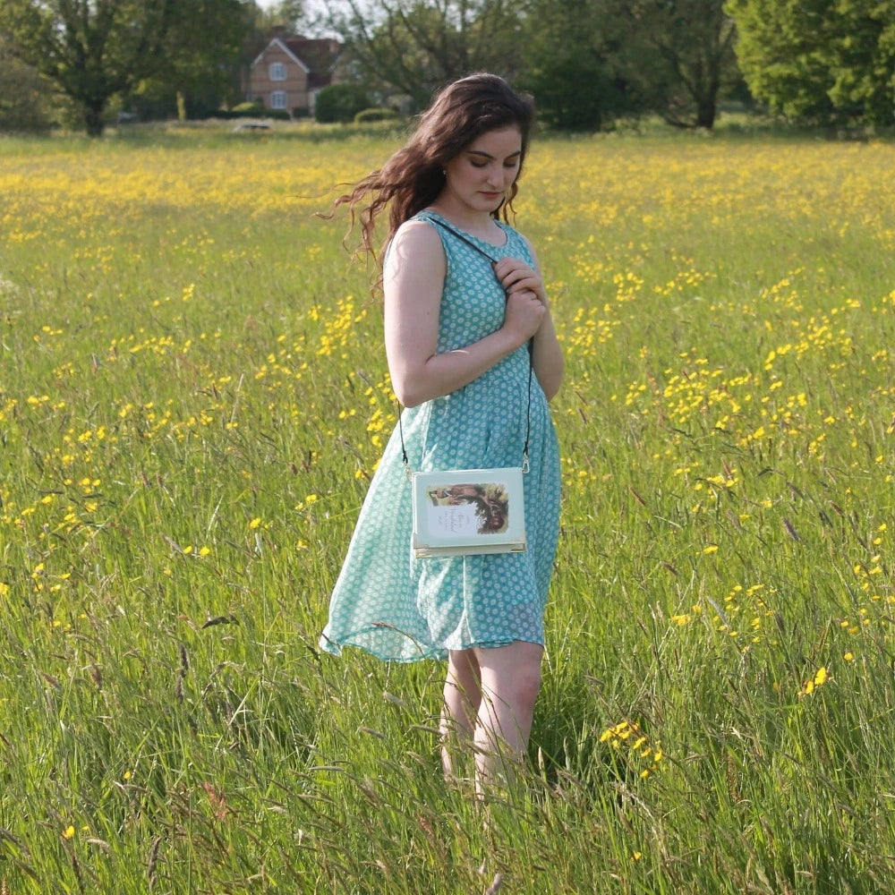 Alice au pays des merveilles Book Art Sac à main + Portefeuille {plusieurs tailles}