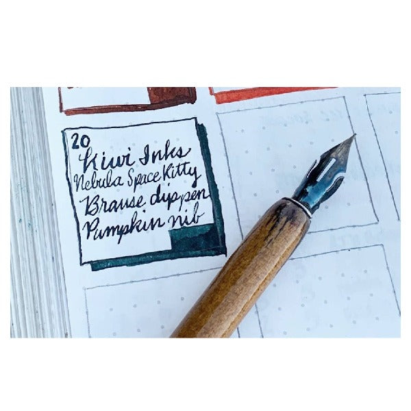 Blue Pumpkin (Steno) Calligraphy Nib