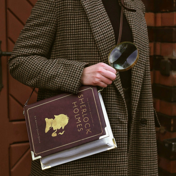 Sherlock Holmes Book Art Crossbody {plusieurs styles}