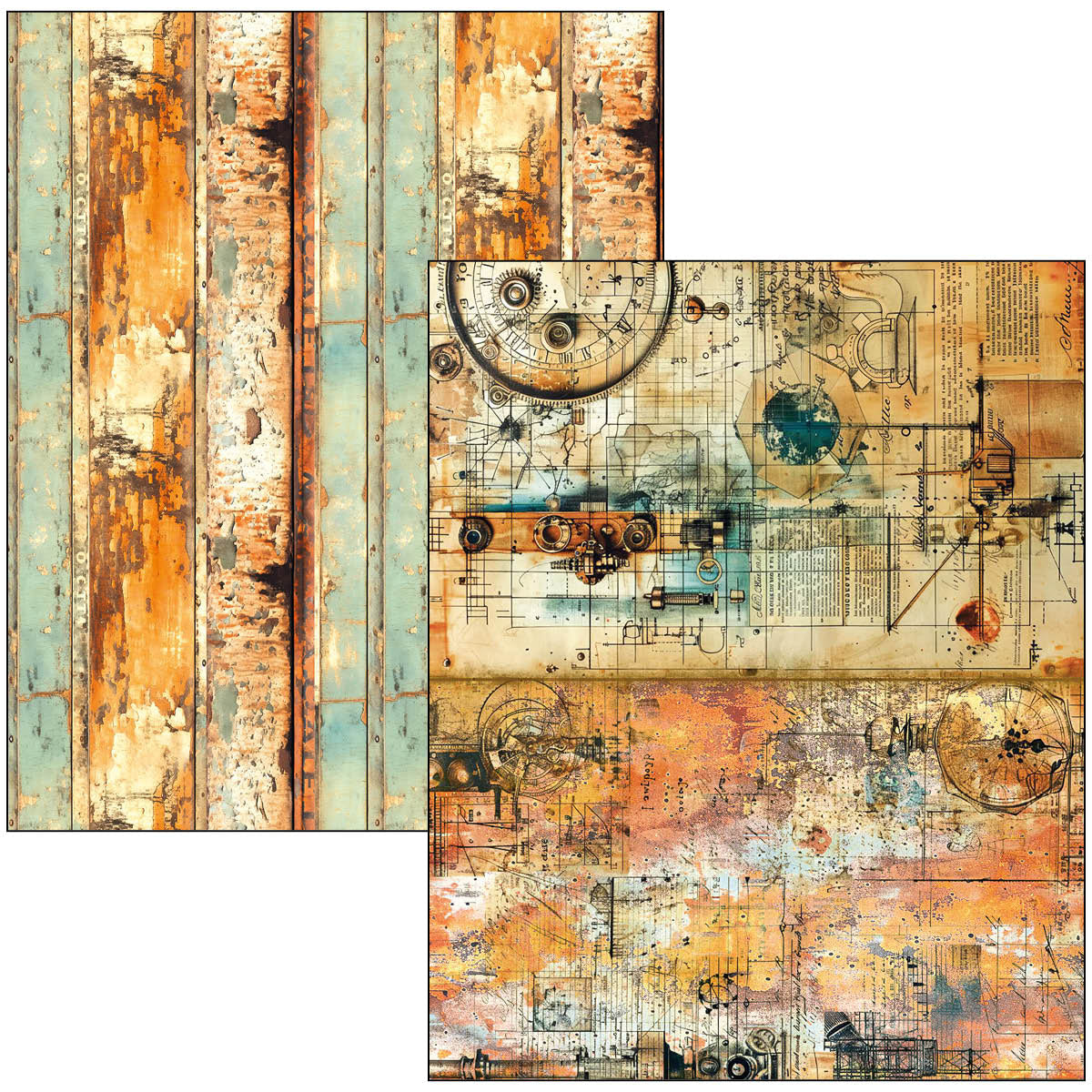 {back soon!} Past Time A4 Maxi Mixed Media Book