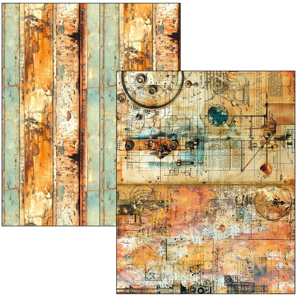 {back soon!} Past Time A4 Maxi Mixed Media Book