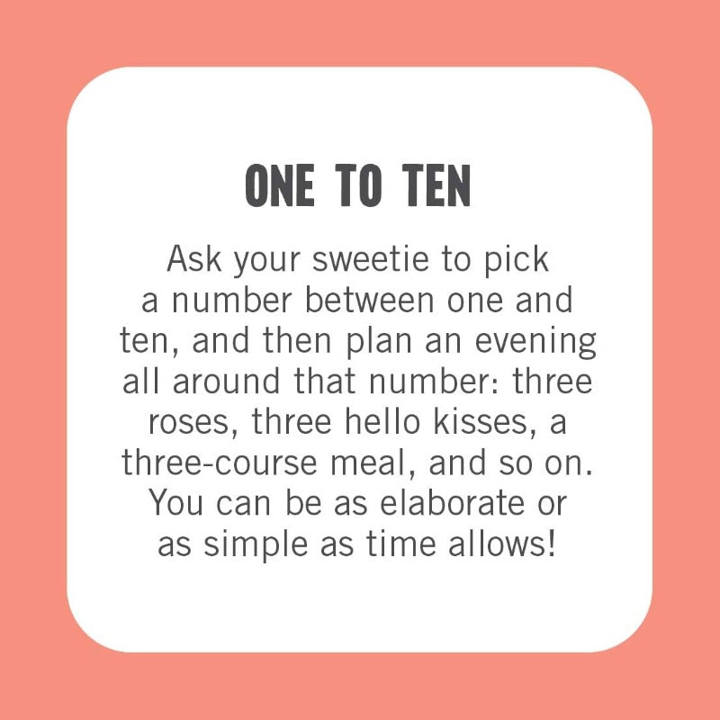 Fifty Sweet Things to Do on a Date